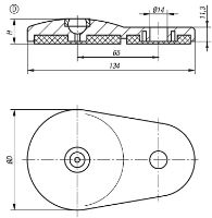 Extended Swivel foot plate