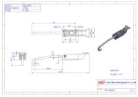 Hook Toggle Clamp Size 130daN