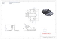 GH-40400-LP Stainless Steel Latch Plate To Suit GH-40400-SS