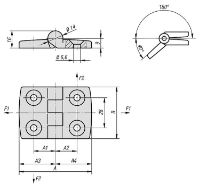 Stainless Steel Hinges Drawing