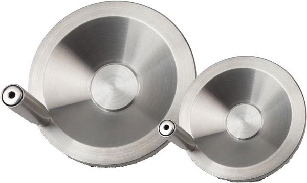 Handwheels disc stainless steel with revolving grip