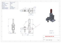 GH-11421-SS Stainless Steel Vertical Toggle Clamp