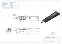 GH-30600HL-A pneumatic toggle clamp 600Kg