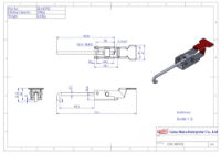 Hook Toggle Clamp Size 190daN