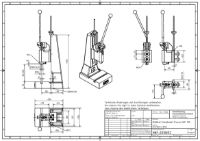 Toggle Press 40mm Stroke 7.5kN Capacity With T Slot