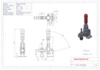 GH-11502-BSS Stainless Steel Flat Base Vertical Toggle Clamp