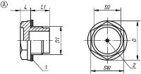 K0445 Oil Level Sight Glass Draing Form A