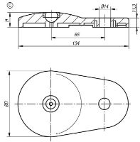 Extended Swivel foot plate