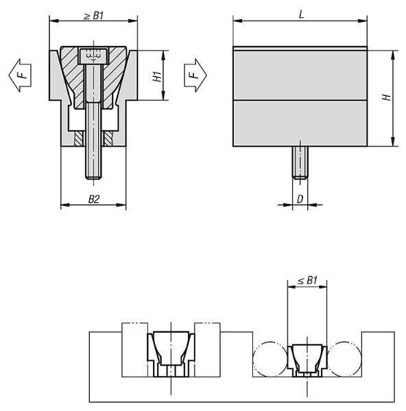 Wedge Clamp Drawing