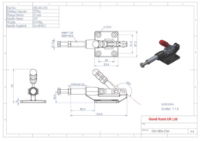 GH-304-CM Push Pull Toggle Clamp 30.2mm Size 227Kg