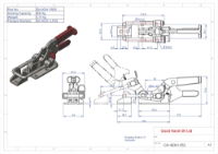 GH-40341-RSS Stainless Steel Latch Toggle Clamp with Safety Lock