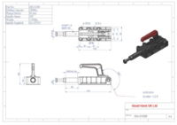 GH-31200 Push Pull Toggle Clamp Plunger Stroke 50mm Size 1200Kg