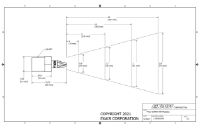 PEEK Pico Super Air Nozzle, M5 x 0.5