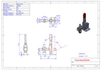 GH-102-B  Vertical Toggle Clamp