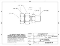 3/4" Swivel Fitting