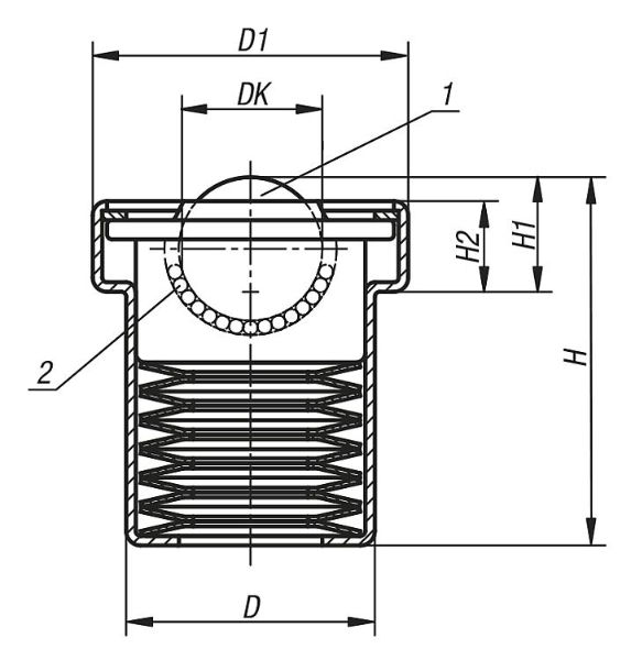 K0762 Ball Transfer Unit