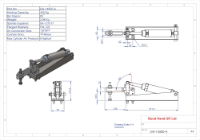 GH-14500-A Pneumatic Vertical Toggle Clamp 450Kg