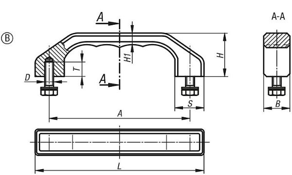 Handle B Drawing