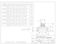 Vacuum Cup Bellows 1.5"x1.12"