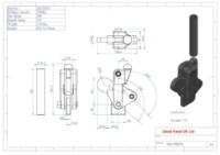 GH-70510 1000Kg toggle clamp with swivel base