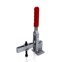 Vertical Toggle Clamp Flat Base Slotted Arm Size 300Kg