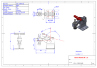 GH-13005-HB Low Profile Vertical Clamp