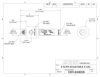 Adjustable E-Vac Only Porous & Non Porous Use 8.2 CFM