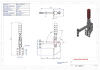 GH-13003-A 300Kg side mounting vertical toggle clamp