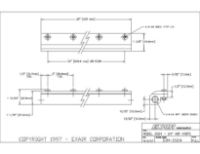 Standard Air Knife In Aluminium 610mm Air Flow