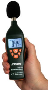 Exair digital sound level meter