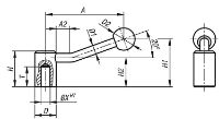 Tension Lever With Reamed Hole