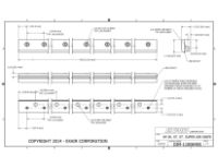 84" Stainless Steel Super Air Knife Kit With Plumbing Kit Installed