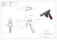 GH-75027-SM 450Kg drop handle toggle clamp