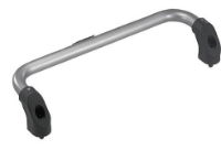 Tubular handles angled Aluminium