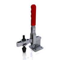 Vertical Toggle Clamp Flat Base Slotted Arm Size 360Kg