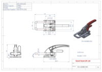 GH-40380-RSS Stainless Steel Latch Toggle Clamp with Safety Lock