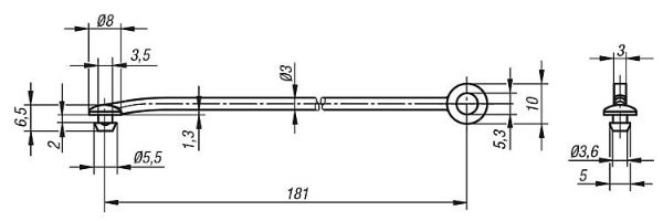 K0743 Safety Band for Star Grip drawing